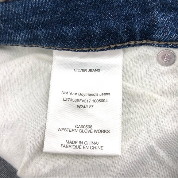 Silver Jeans Blue Slim Leg Mid Rise Jeans - Picture 5 of 9